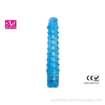 Vibrating Dildo Jelly Vibrators Vagina Massage With Round T